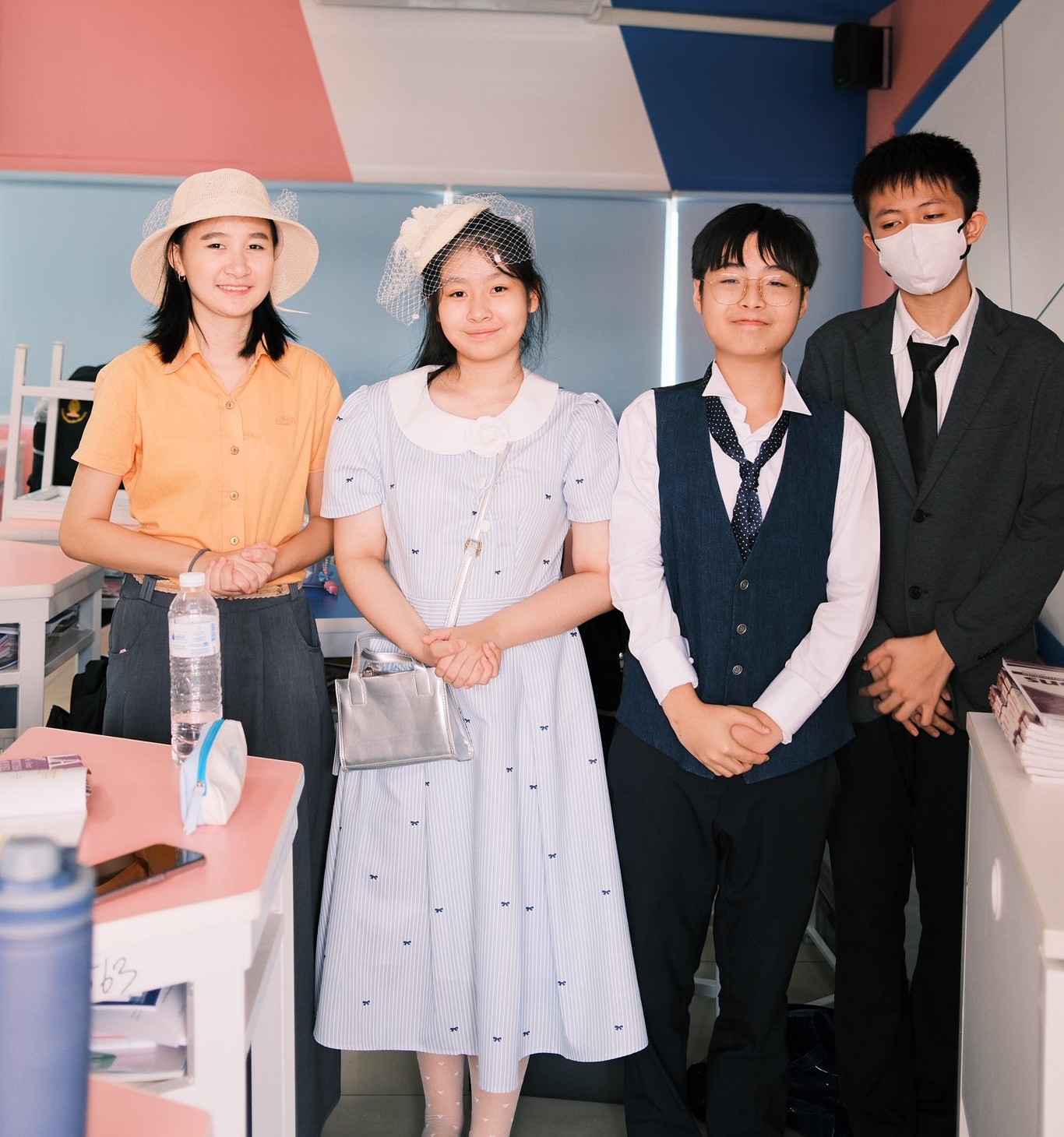Students in Traditional Thai Dress